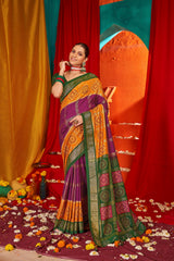 Mustard Tussar Silk Swarovski Saree: Elegance & Glamour for Weddings & Festivities