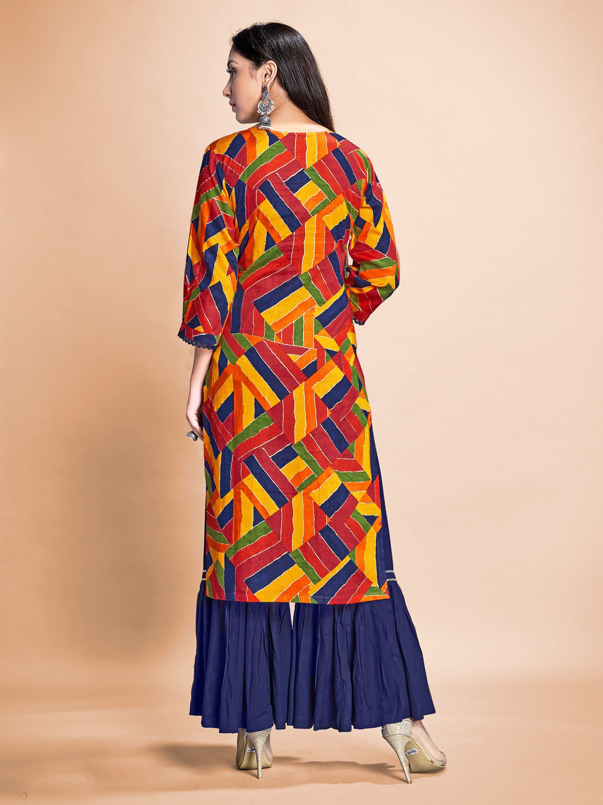 Shop Elegant Multi Rayon Printed Kurta Set - Comfort & Style for Any Occasion