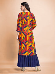 Shop Elegant Multi Rayon Printed Kurta Set - Comfort & Style for Any Occasion