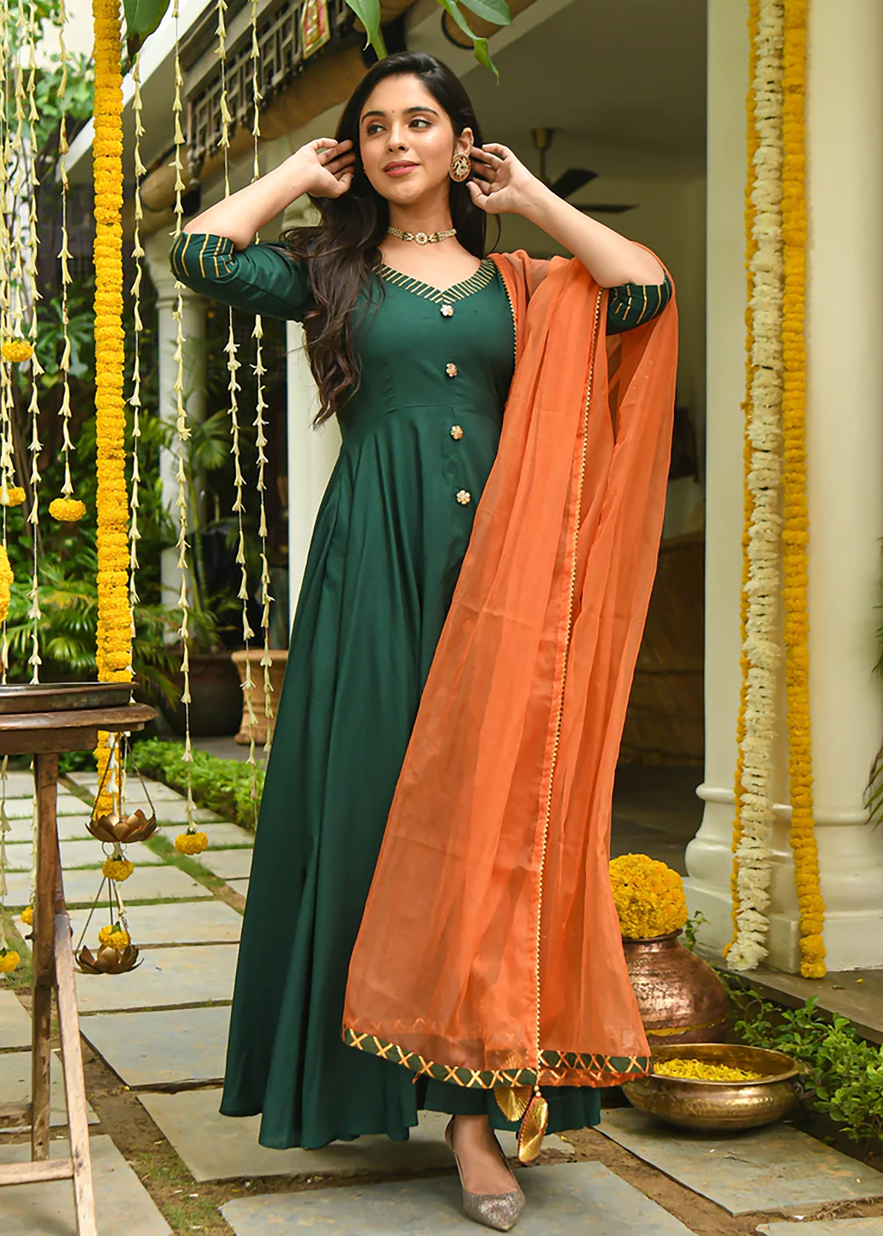 Green Rayon Printed Kurta Set: Comfort, Elegance & Versatile Style for Any Event