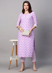 Stunning Purple Rayon Kurta Set: Stylish, Comfortable & Versatile Wardrobe Must-Have