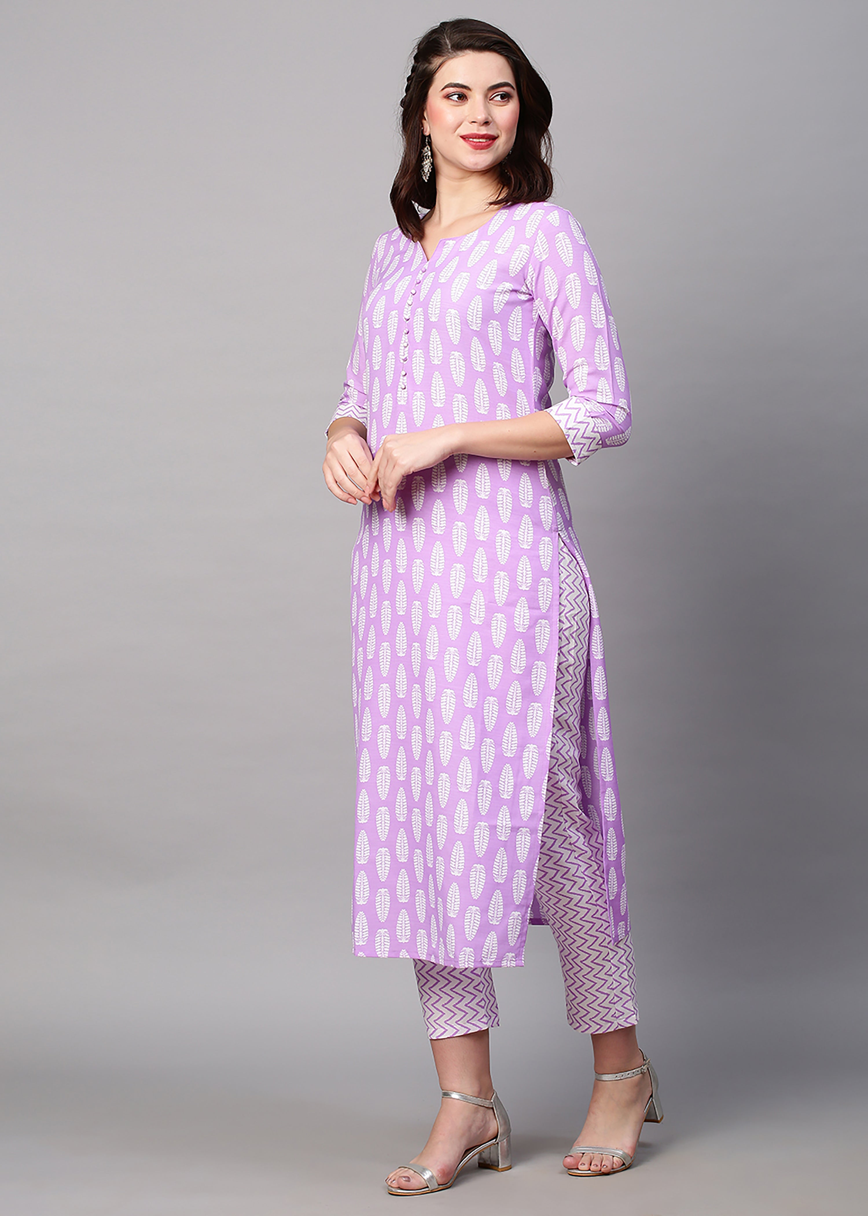 Stunning Purple Rayon Kurta Set: Stylish, Comfortable & Versatile Wardrobe Must-Have