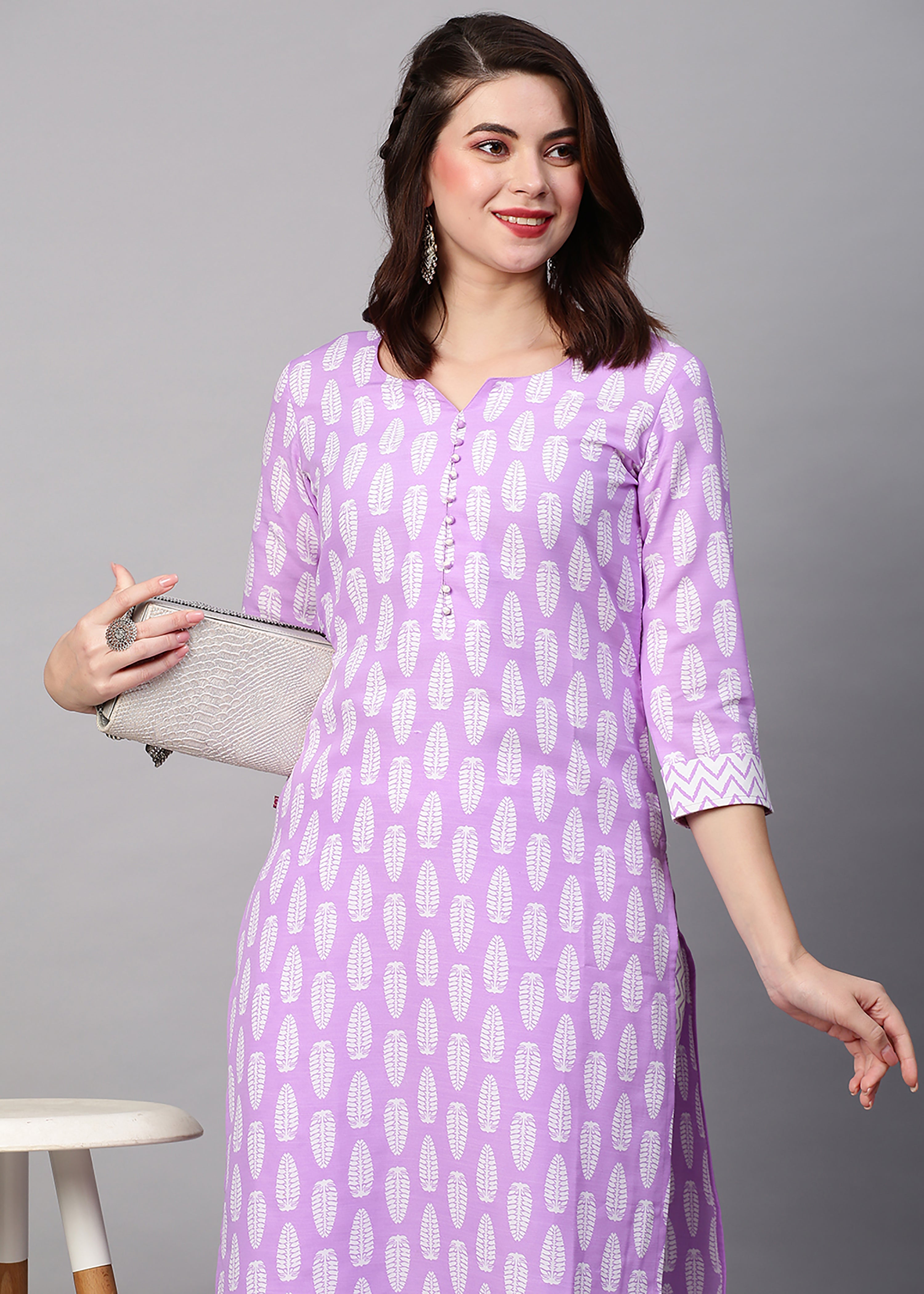 Stunning Purple Rayon Kurta Set: Stylish, Comfortable & Versatile Wardrobe Must-Have