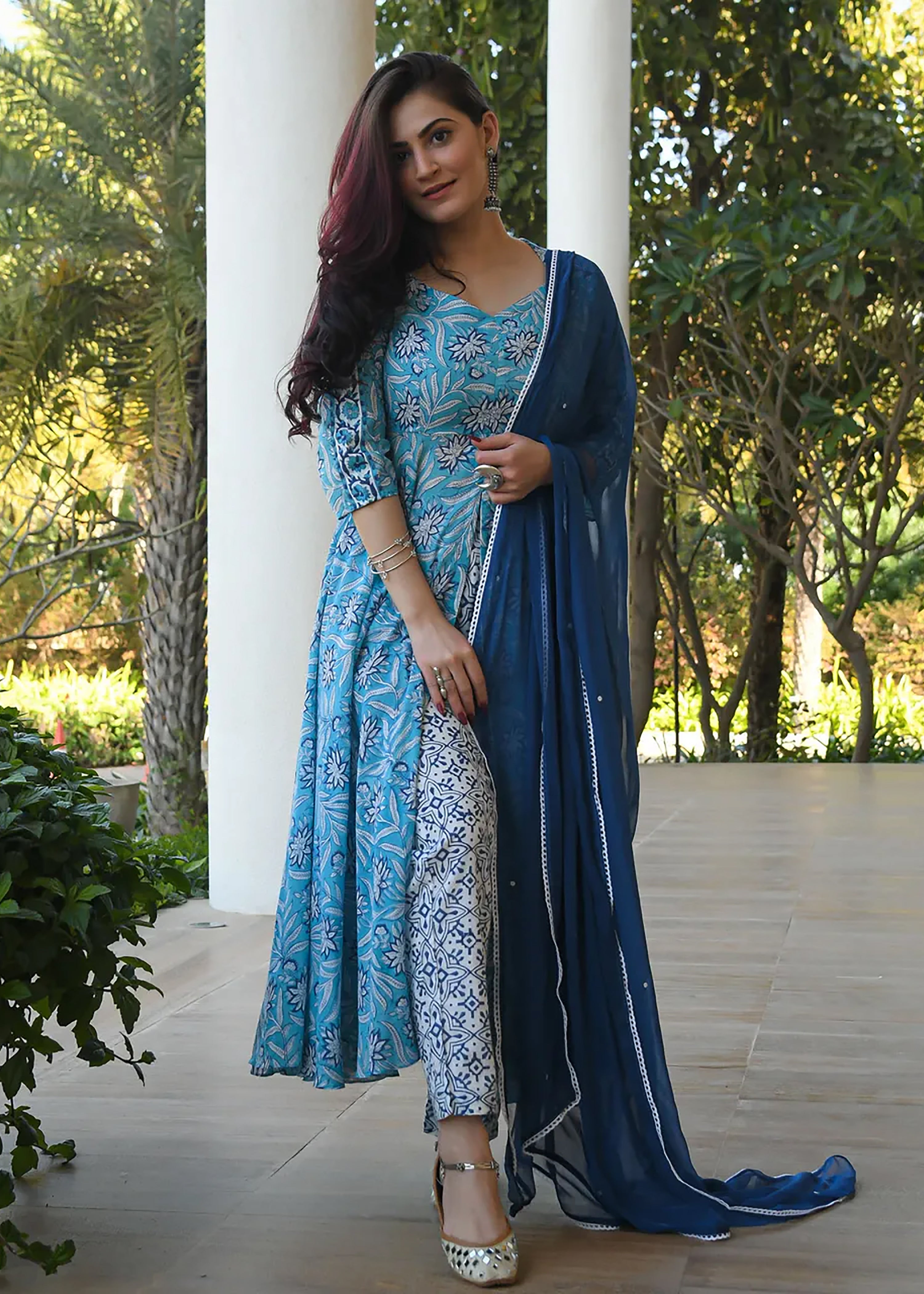 Elegant Cyan Rayon Kurta Set: Stylish, Comfortable & Perfect for Any Occasion