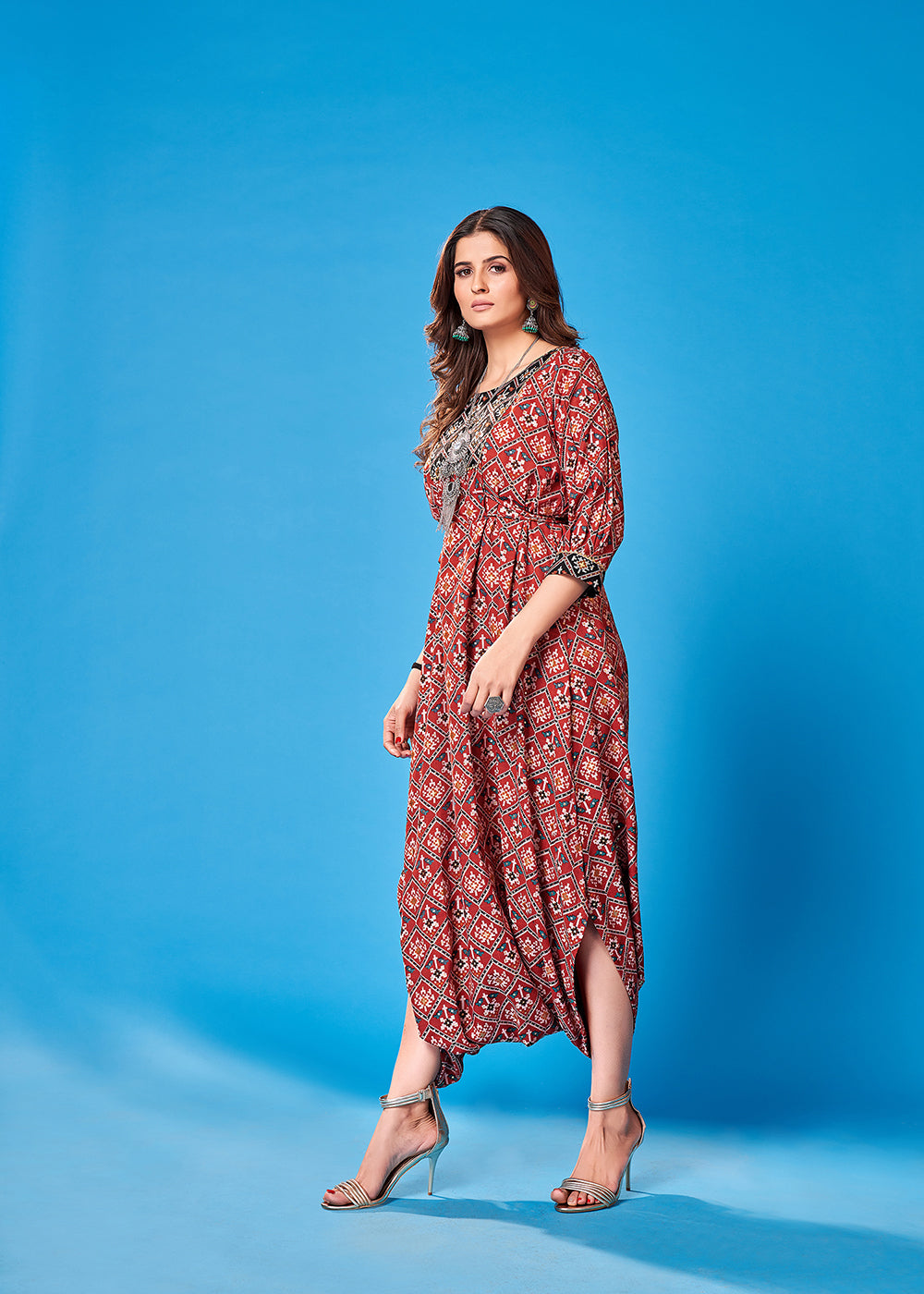 Elegant Maroon Rayon Printed Kurta Set: Stylish, Comfortable & Versatile Wear