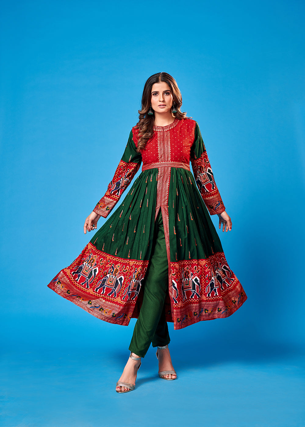 Green Rayon Printed Kurta Set: Comfort, Elegance & Versatile Style for Any Event