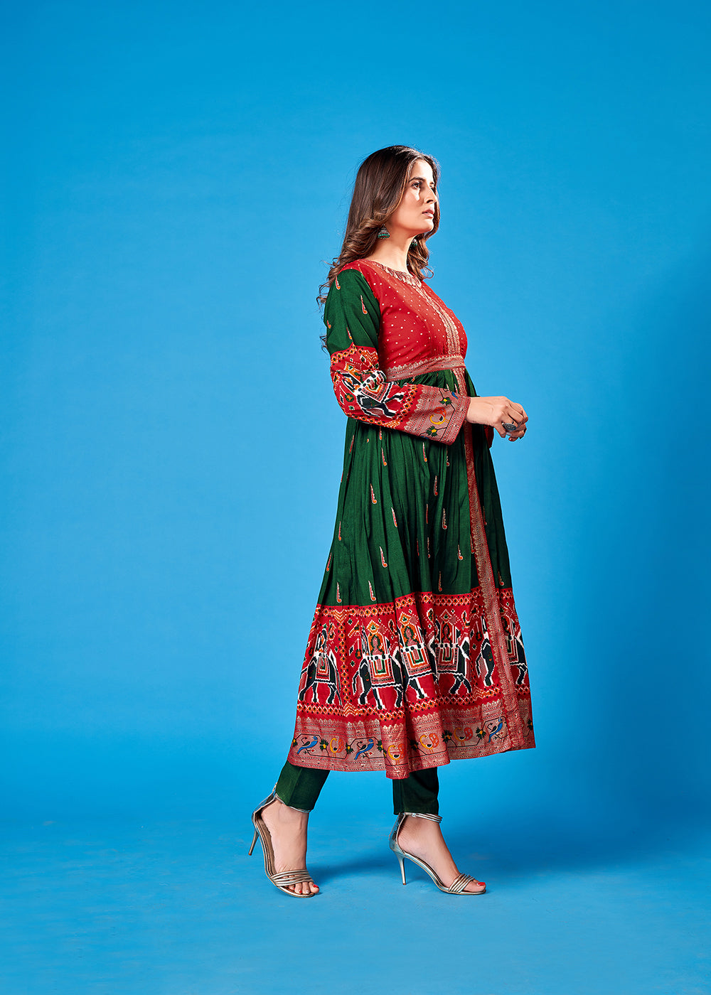 Green Rayon Printed Kurta Set: Comfort, Elegance & Versatile Style for Any Event