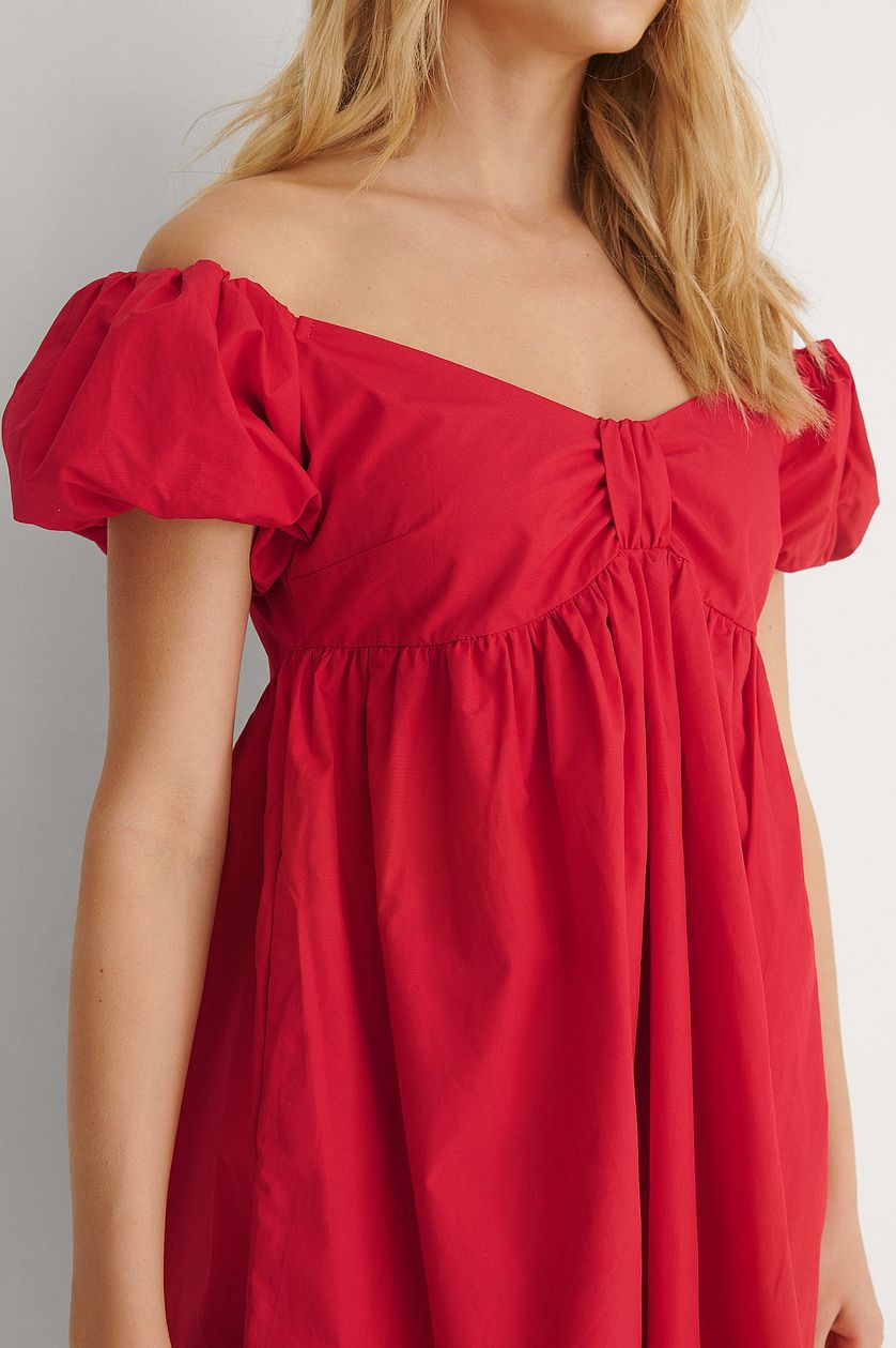 Stylish Red Rayon Off-the-Shoulder Solid Dress for Trendy Fashion Lovers