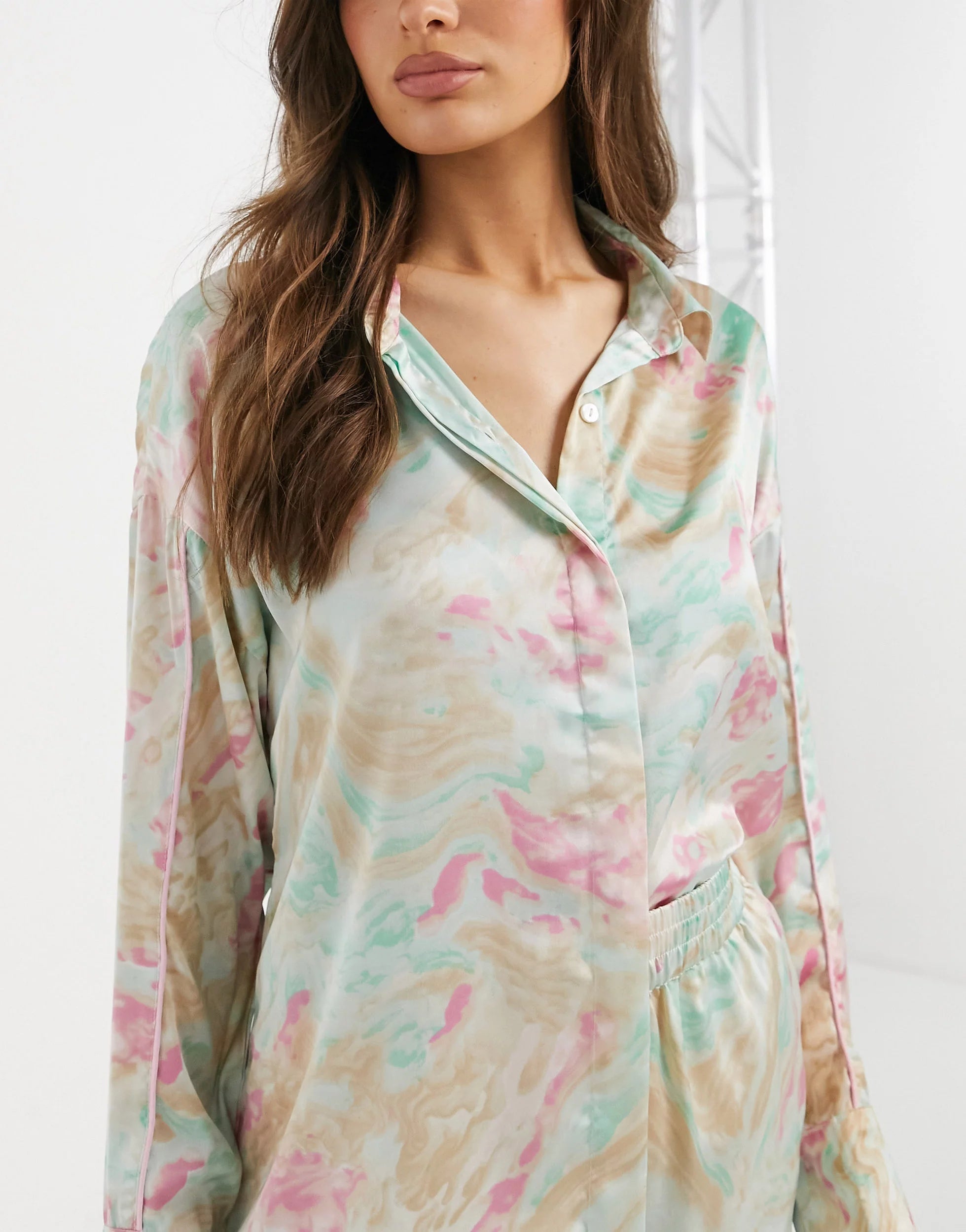 Styleinstant Multicolor Prism Printed Lounge Wear.